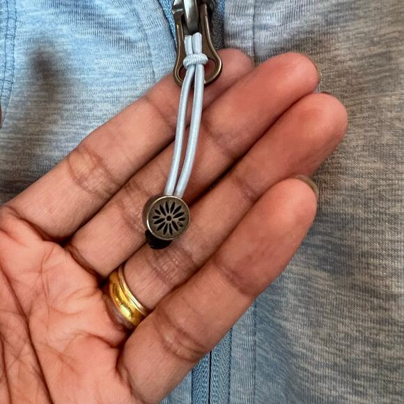 Tangerine Women's Blue Long Sleeve Full-Zip Jacket Sweater Size Large Outdoor - Picture 6 of 6